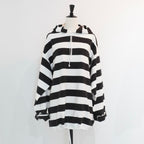 [LENO] WIDE BORDER HOODIE リノ ワイド ボーダー フーディー - apartir Online Store アパルティール セレクトショップ