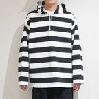 [LENO] WIDE BORDER HOODIE リノ ワイド ボーダー フーディー - apartir Online Store アパルティール セレクトショップ