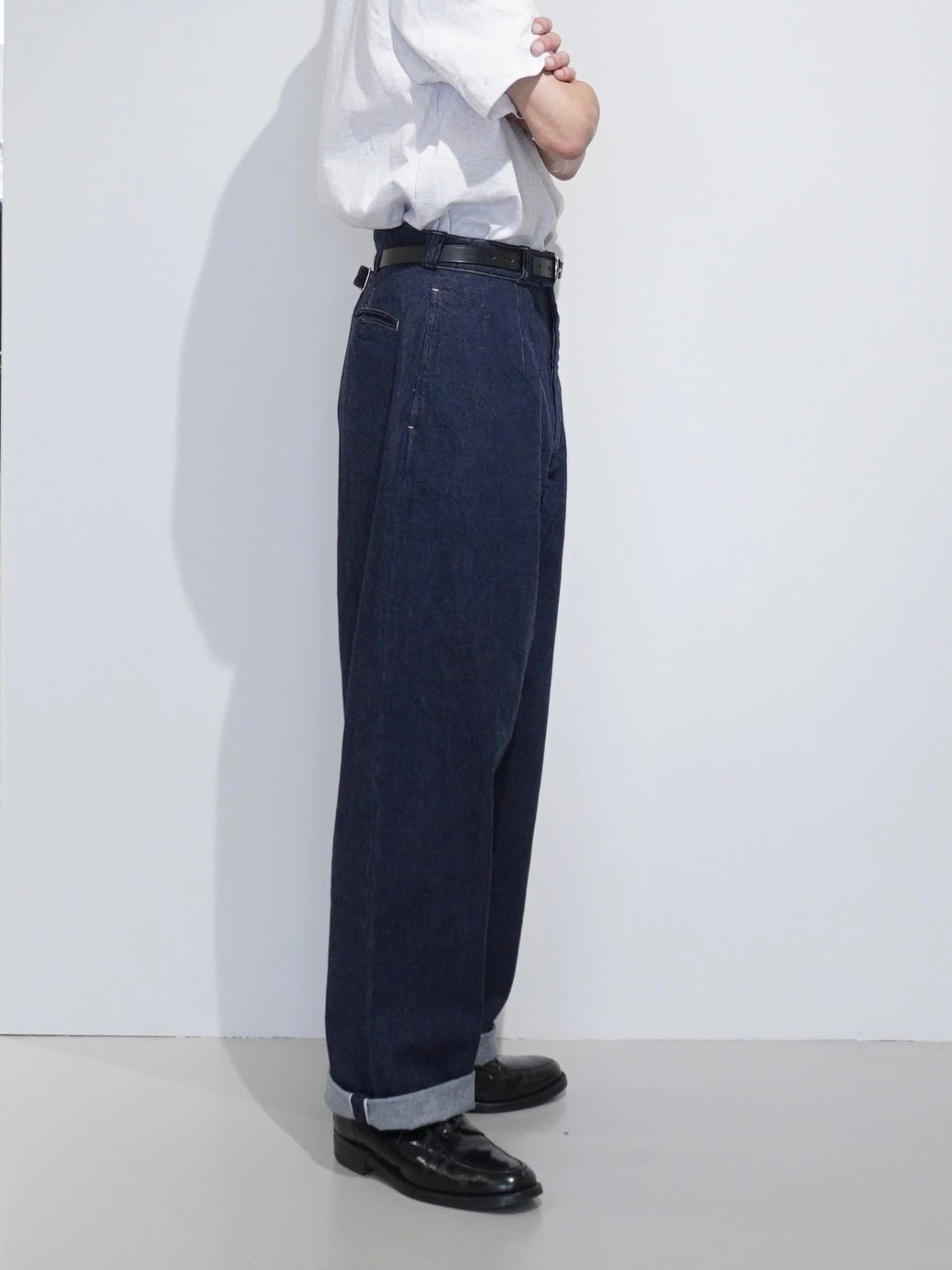LENO] BUCKLE BACK TROUSERS リノ バックルバック トラウザー 