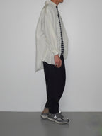 [LENO] BUTTON DOWN SHIRT ECRU リノ シルク/リネン ボタンダウンシャツ エクリュ - apartir Online Store アパルティール セレクトショップ