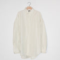 [LENO] BUTTON DOWN SHIRT ECRU リノ シルク/リネン ボタンダウンシャツ エクリュ - apartir Online Store アパルティール セレクトショップ