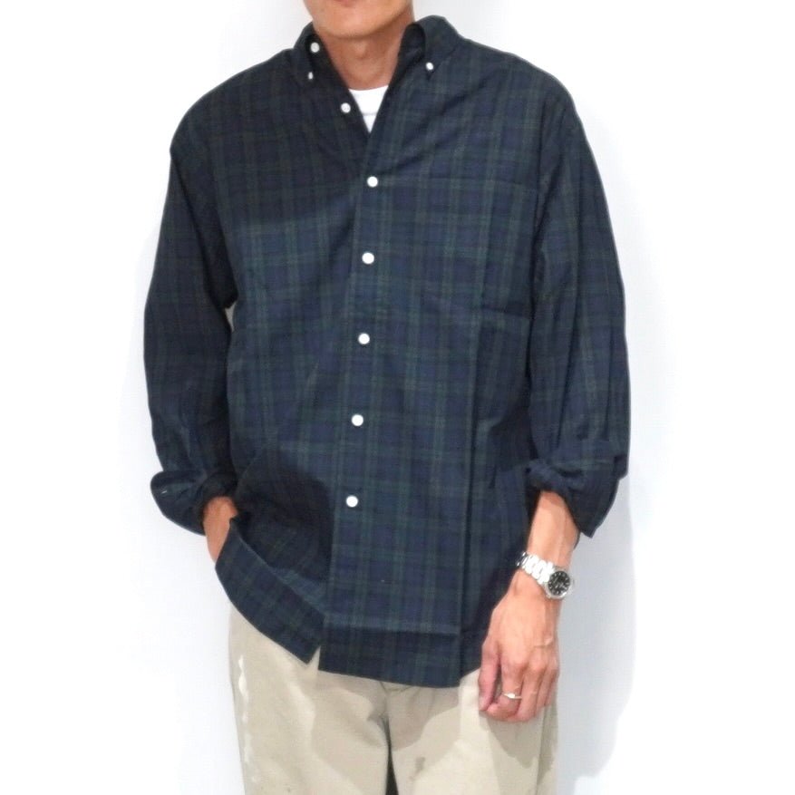 [LENO] BUTTON DOWN SHIRT BLACK WATCH シャツ - #shop_name #アパルティール# #名古屋# #セレクトショップ#