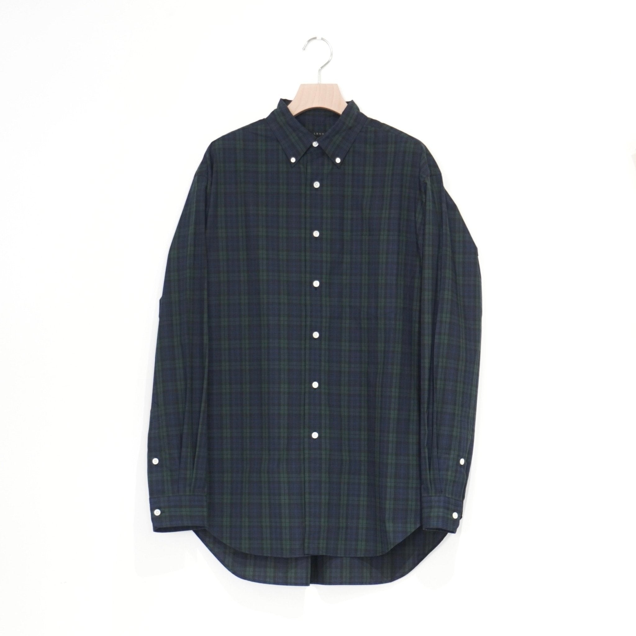 [LENO] BUTTON DOWN SHIRT BLACK WATCH リノ ボタンダウン シャツ ブラックウォッチ - apartir Online Store アパルティール セレクトショップ