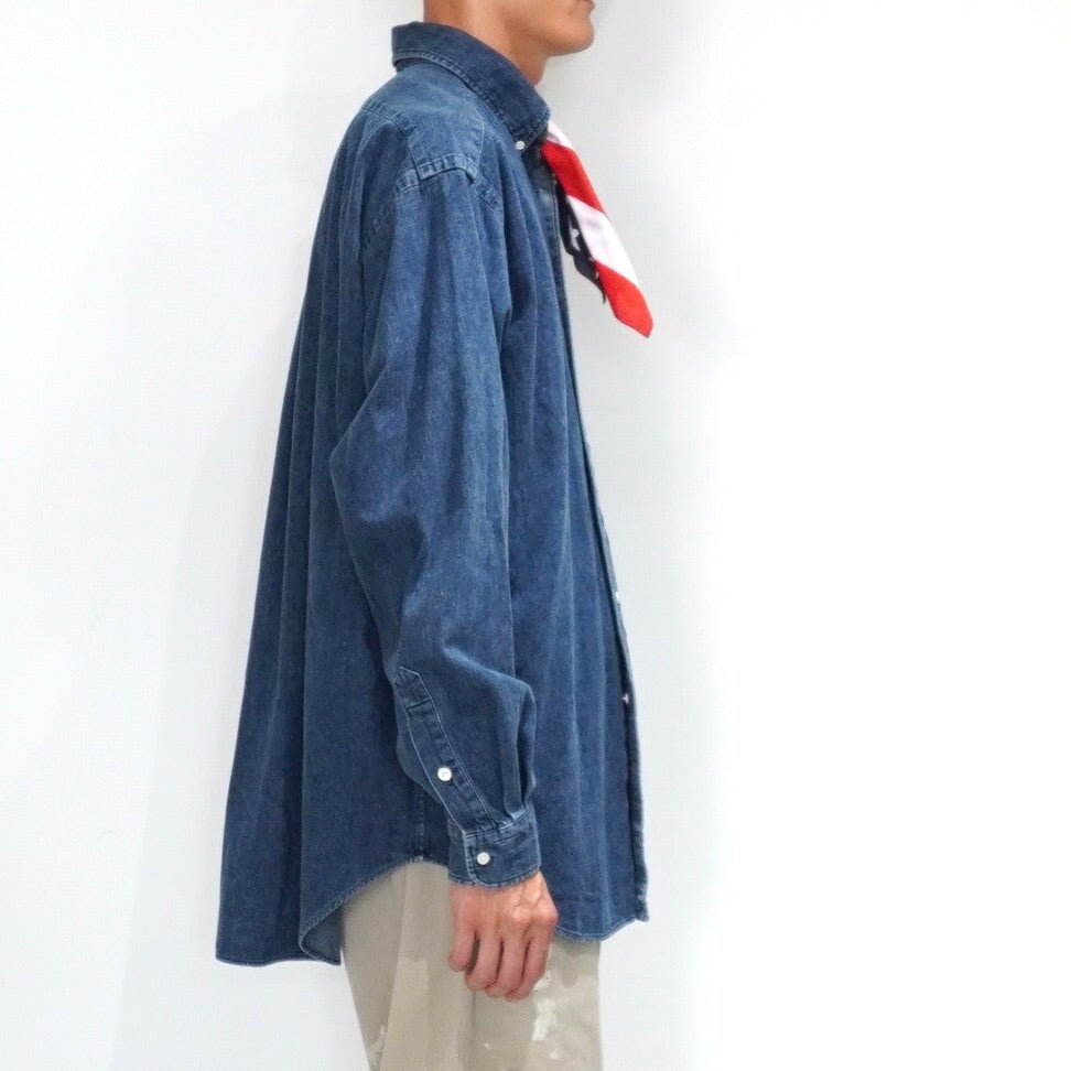 [LENO] BUTTON DOWN SHIRT DENIM リノ デニム ボタンダウン シャツ - apartir Online Store アパルティール セレクトショップ