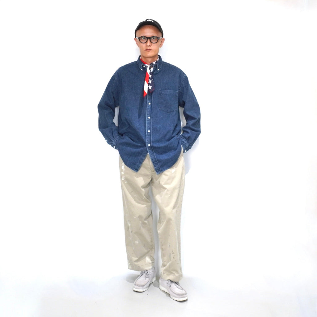 [LENO] BUTTON DOWN SHIRT DENIM リノ デニム ボタンダウン シャツ - apartir Online Store アパルティール セレクトショップ