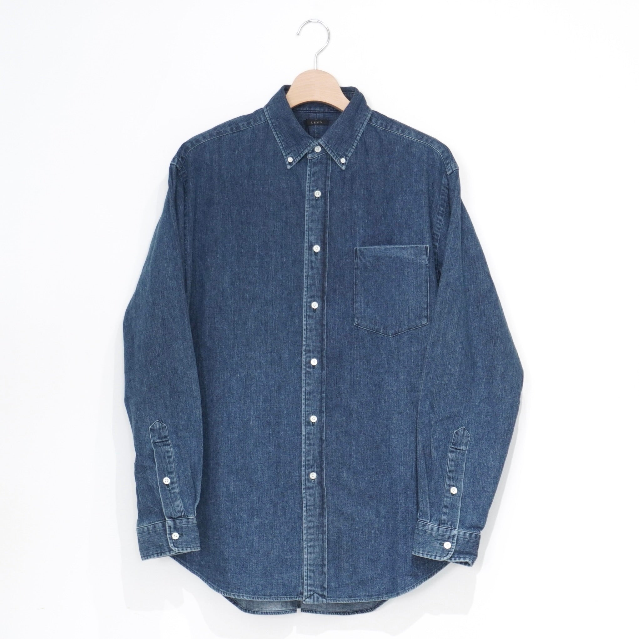 [LENO] BUTTON DOWN SHIRT DENIM リノ デニム ボタンダウン シャツ - apartir Online Store アパルティール セレクトショップ