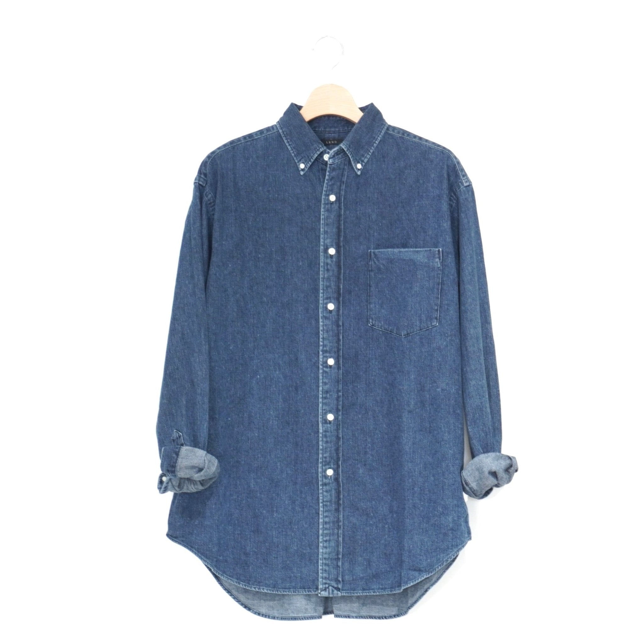 [LENO] BUTTON DOWN SHIRT DENIM リノ デニム ボタンダウン シャツ - apartir Online Store アパルティール セレクトショップ