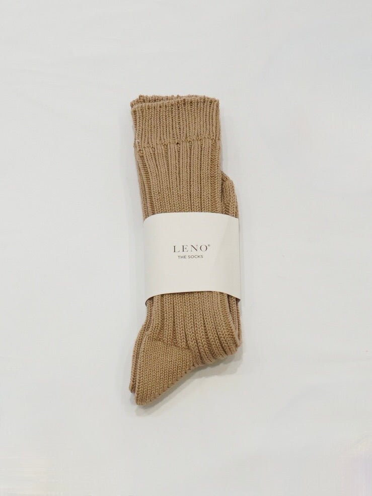 [LENO] COTTON RIB SOCKS BIG - apartir Online Store アパルティール セレクトショップ