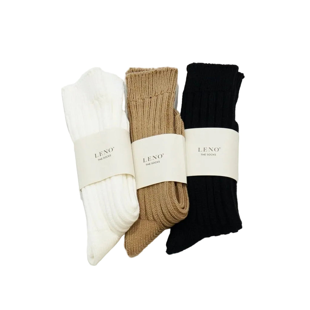 [LENO] COTTON RIB SOCKS BIG - apartir Online Store アパルティール セレクトショップ