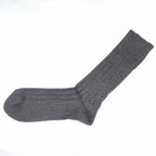 [LENO] COTTON RIB SOCKS BIG CHACOAL - apartir Online Store アパルティール セレクトショップ