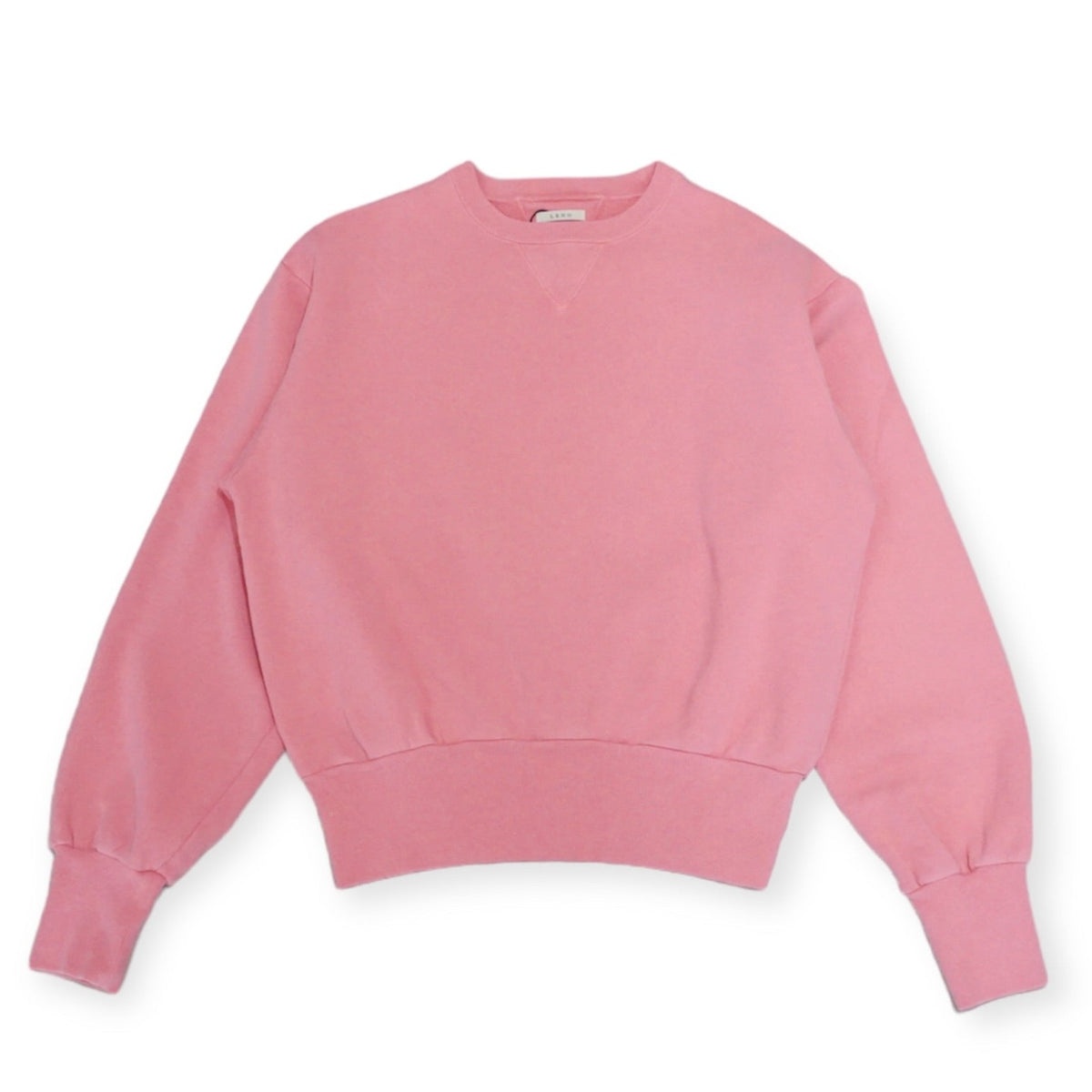 LENO] CROPPED SWEAT SHIRT PINK クロップド スウェット シャツ 