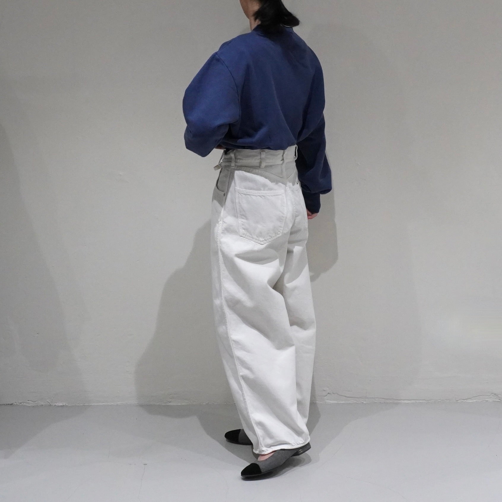 [LENO] DADDY`S JEANS WHITE - apartir Online Store アパルティール セレクトショップ