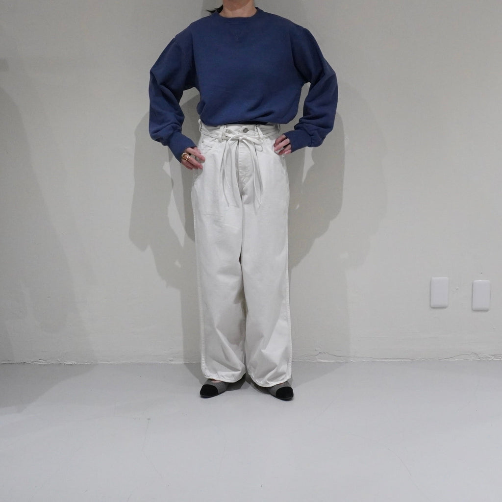 [LENO] DADDY`S JEANS WHITE - apartir Online Store アパルティール セレクトショップ
