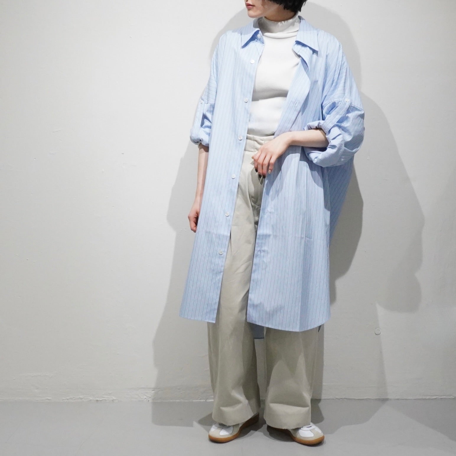 [LENO] DADDY`S SHIRT BLUE リノ ダディズ シャツ - apartir Online Store アパルティール セレクトショップ