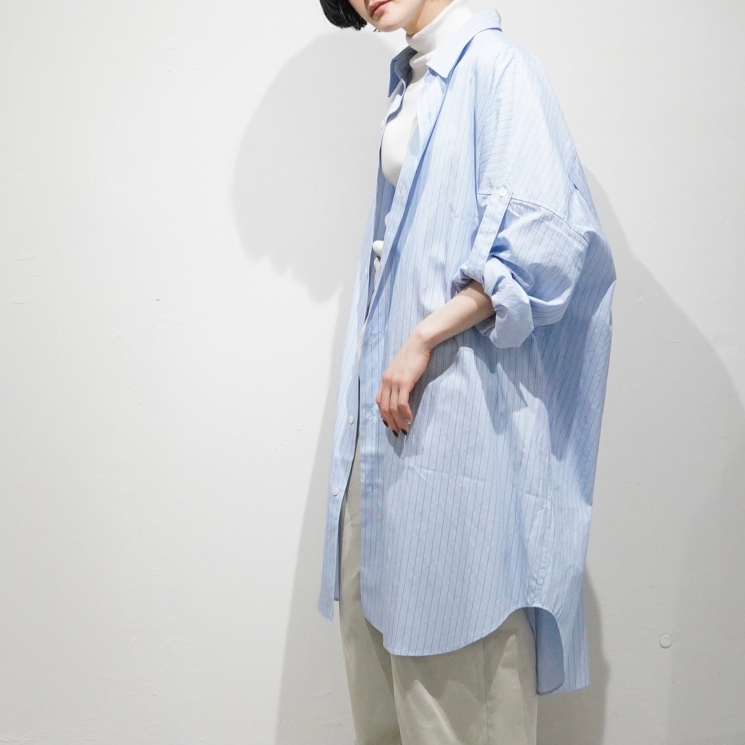 [LENO] DADDY`S SHIRT BLUE リノ ダディズ シャツ - apartir Online Store アパルティール セレクトショップ