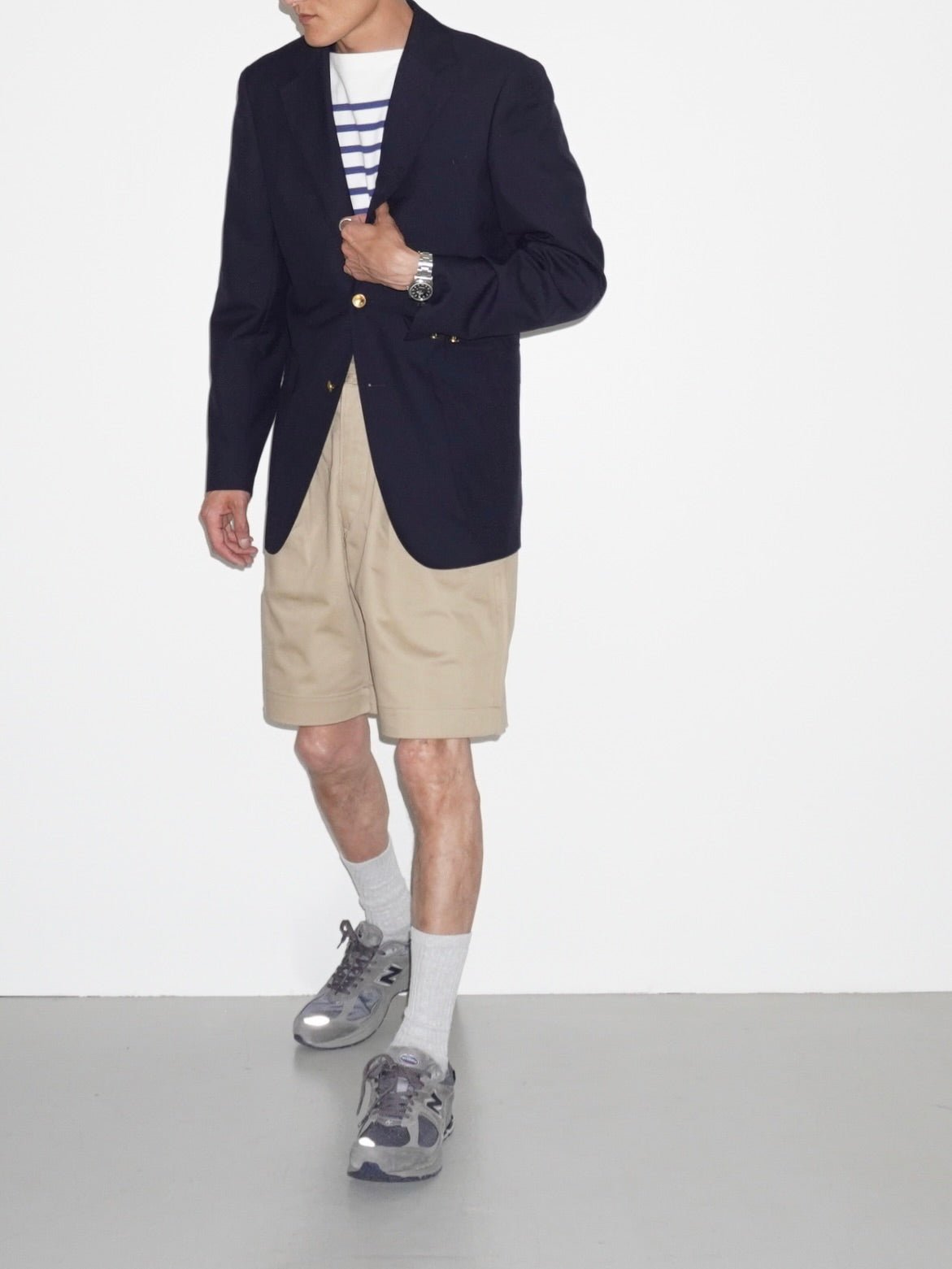 [LENO] DOUBLE BELTED GURKHA SHORT TROUSERS MENS