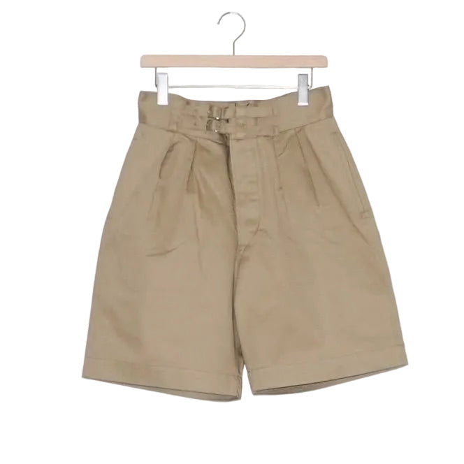 [LENO] DOUBLE BELTED GURKHA SHORT TROUSERS MENS - apartir Online Store アパルティール セレクトショップ
