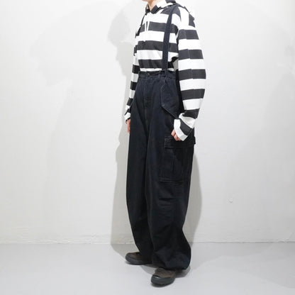 [LENO] FIELD SALOPETTE BLACK パンツ - #shop_name #アパルティール# #名古屋# #セレクトショップ#