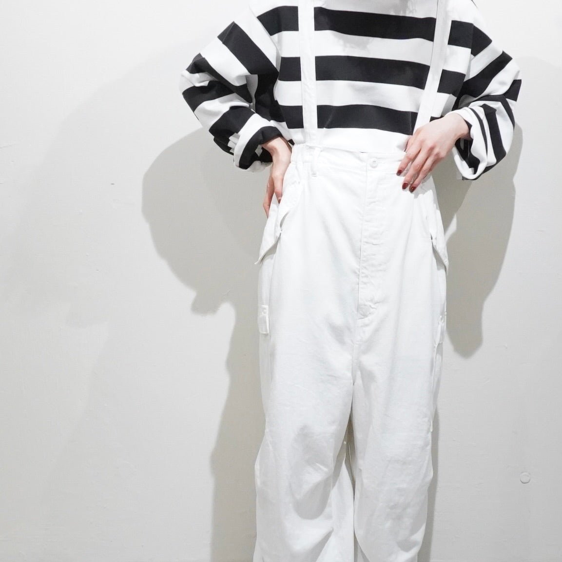 [LENO] FIELD SALOPETTE WHITE パンツ - #shop_name #アパルティール# #名古屋# #セレクトショップ#