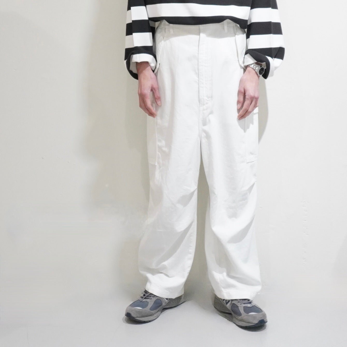 [LENO] FIELD SALOPETTE WHITE パンツ - #shop_name #アパルティール# #名古屋# #セレクトショップ#