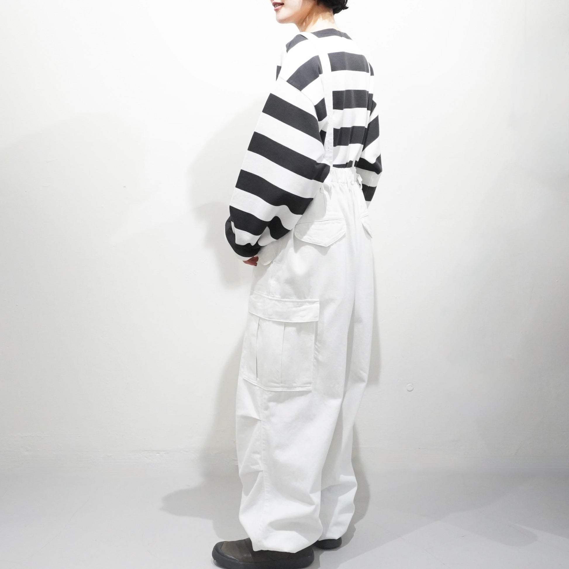 [LENO] FIELD SALOPETTE WHITE パンツ - #shop_name #アパルティール# #名古屋# #セレクトショップ#