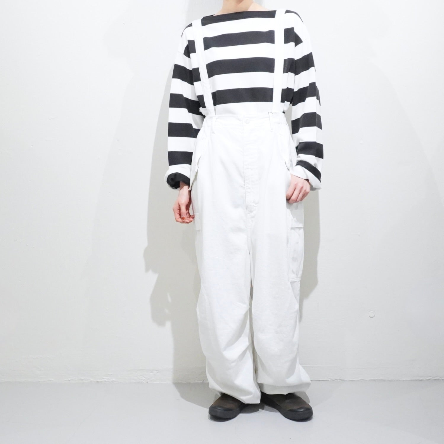 [LENO] FIELD SALOPETTE WHITE パンツ - #shop_name #アパルティール# #名古屋# #セレクトショップ#