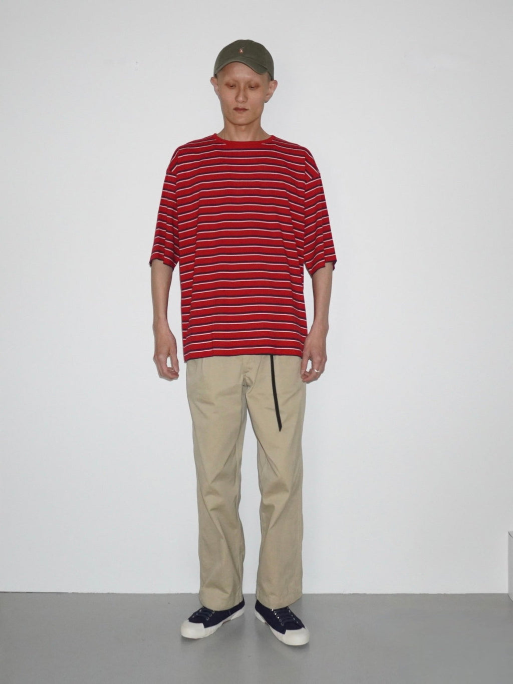 [LENO] HALF SLEEVE BORDER T - SHIRT リノ フライス生地 ボーダー Tシャツ - apartir Online Store アパルティール セレクトショップ