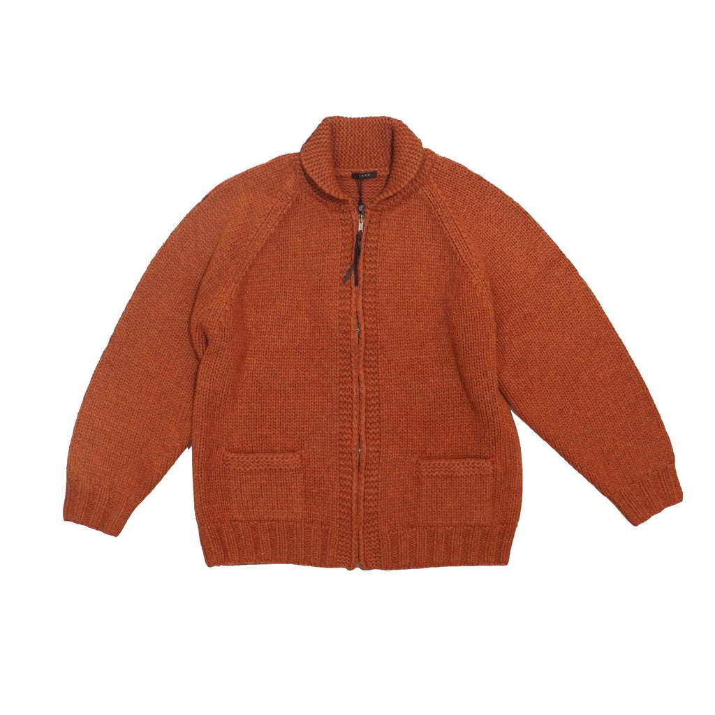 [LENO] HAND KNITTED ZIP CARDIGAN リノ ヴィンテージカウチンセーター - apartir Online Store アパルティール セレクトショップ