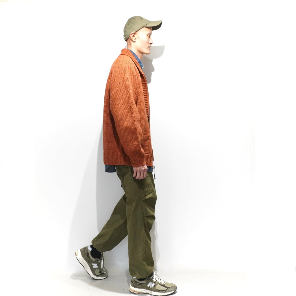 [LENO] HAND KNITTED ZIP CARDIGAN リノ ヴィンテージカウチンセーター - apartir Online Store アパルティール セレクトショップ