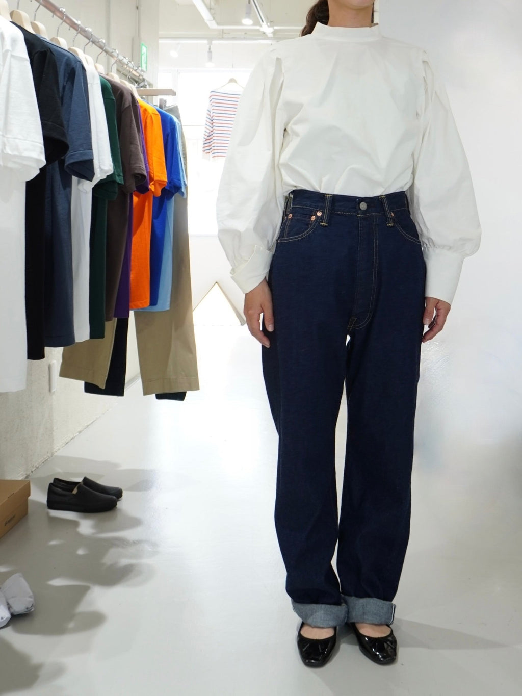 [LENO] KAY HIGH WAIST JEANS リノ ケイ ハイウェスト ジーンズ - apartir Online Store アパルティール セレクトショップ