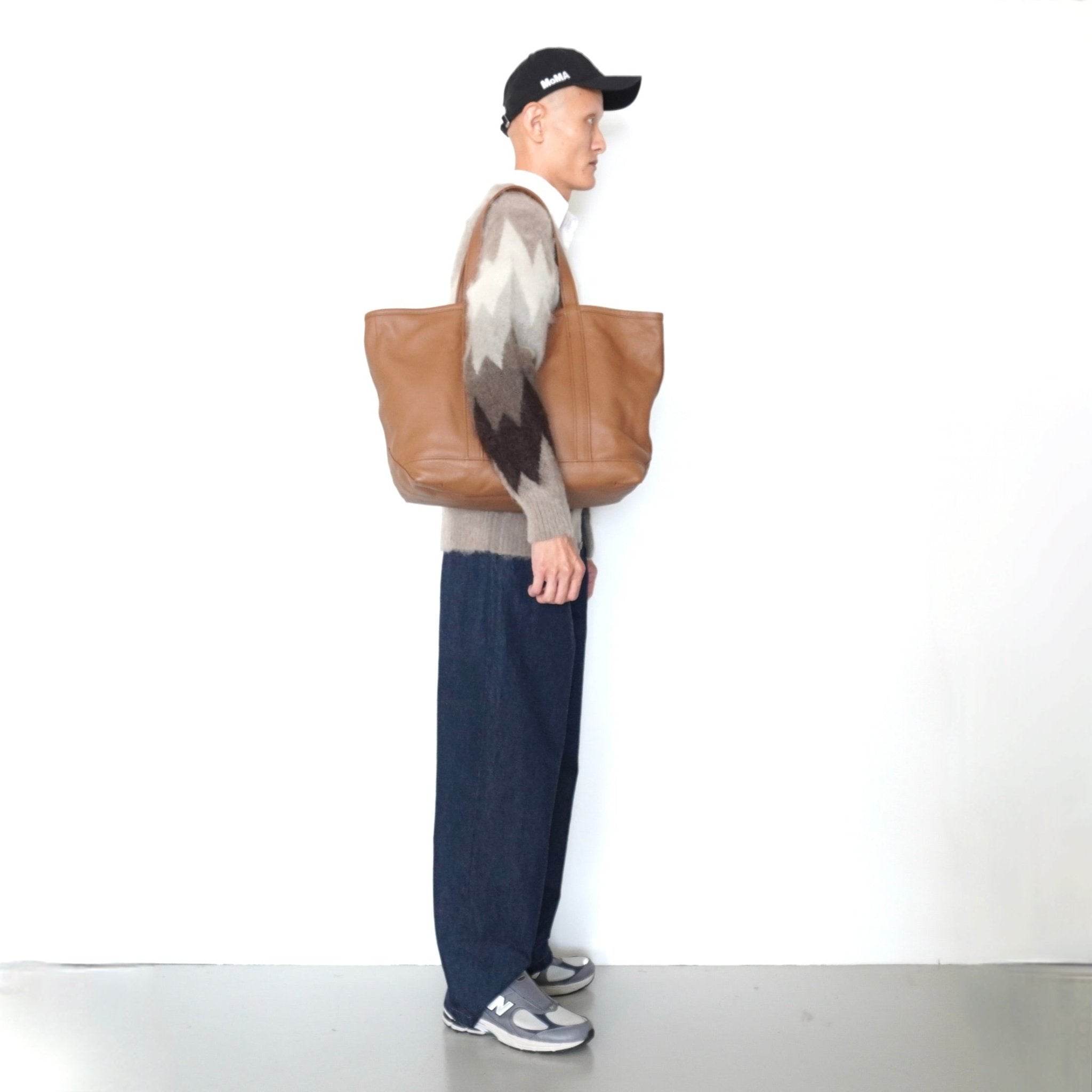 [LENO] LEATHER TOTE BAG X - LARGE リノ レザー トート バッグ - apartir Online Store アパルティール セレクトショップ