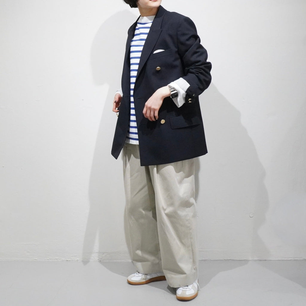 [LENO] DOUBLE NAVY BLAZER リノ ダブル ネイビー ブレザー - apartir Online Store アパルティール セレクトショップ