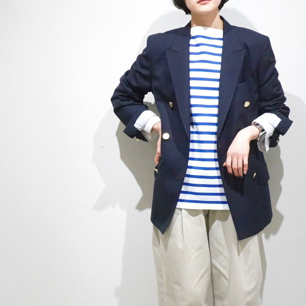 [LENO] DOUBLE NAVY BLAZER リノ ダブル ネイビー ブレザー - apartir Online Store アパルティール セレクトショップ
