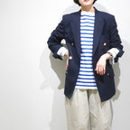 [LENO] DOUBLE NAVY BLAZER リノ ダブル ネイビー ブレザー - apartir Online Store アパルティール セレクトショップ
