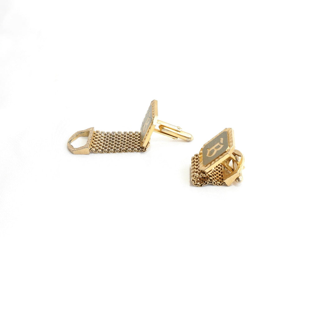 [OLD] "B" CAHIN CUFF LINKS ヴィンテージ カフスボタン - apartir Online Store アパルティール セレクトショップ