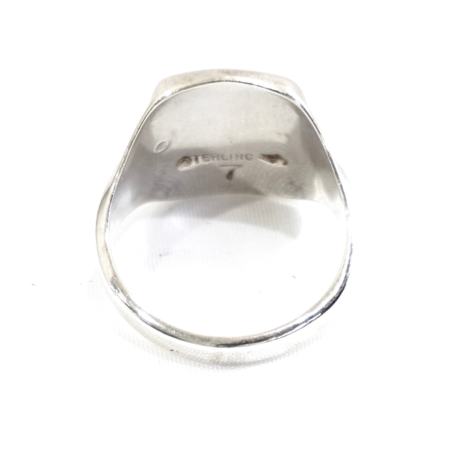 Vintage] 925 Silver Signet Ring – Floral & Bird Motif – apartir