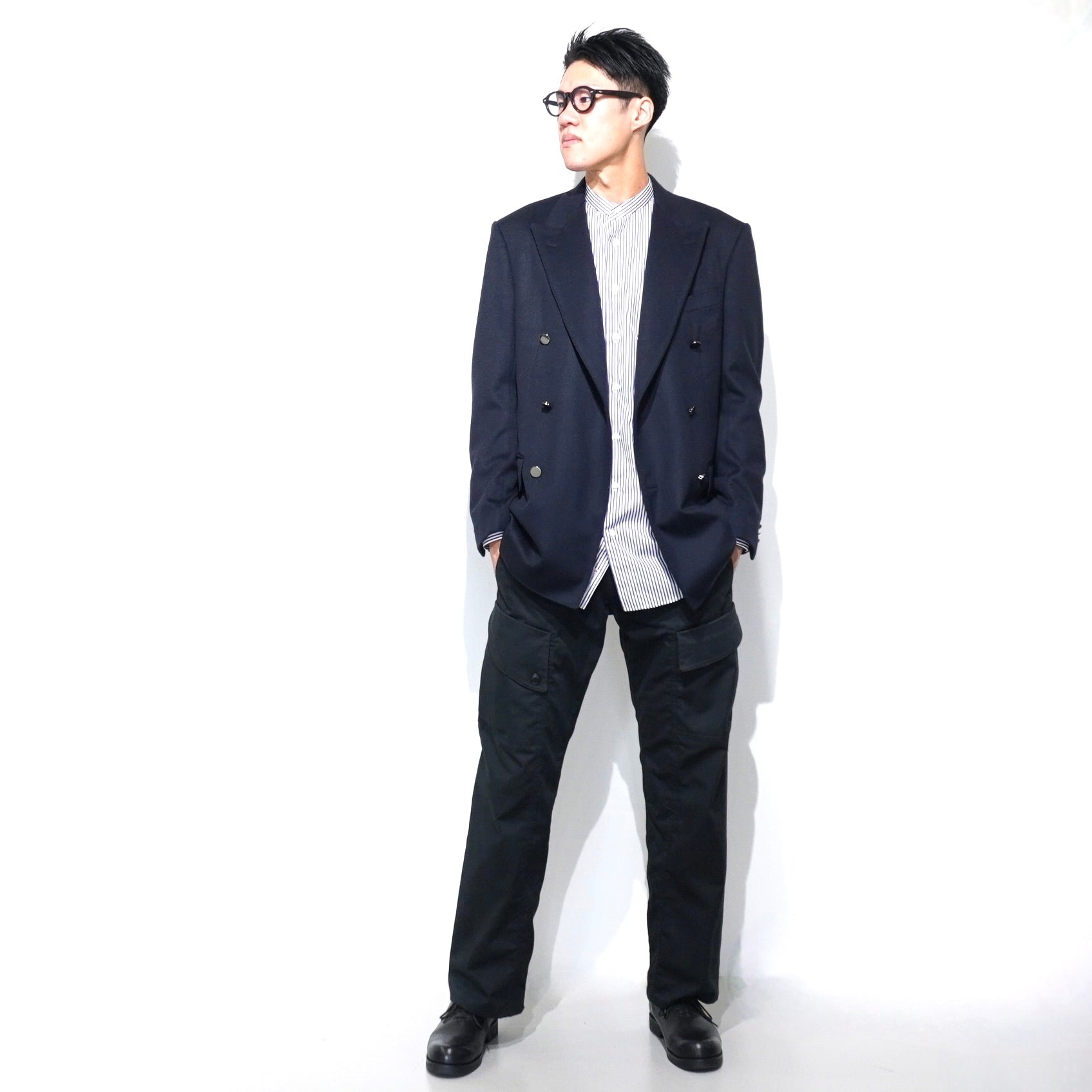 [SCYE BASICS] Loden Cloth Double - Breasted Blazer サイベーシックス ローデンクロス　ダブルブレステッド　ブレザー - apartir Online Store アパルティール セレクトショップ