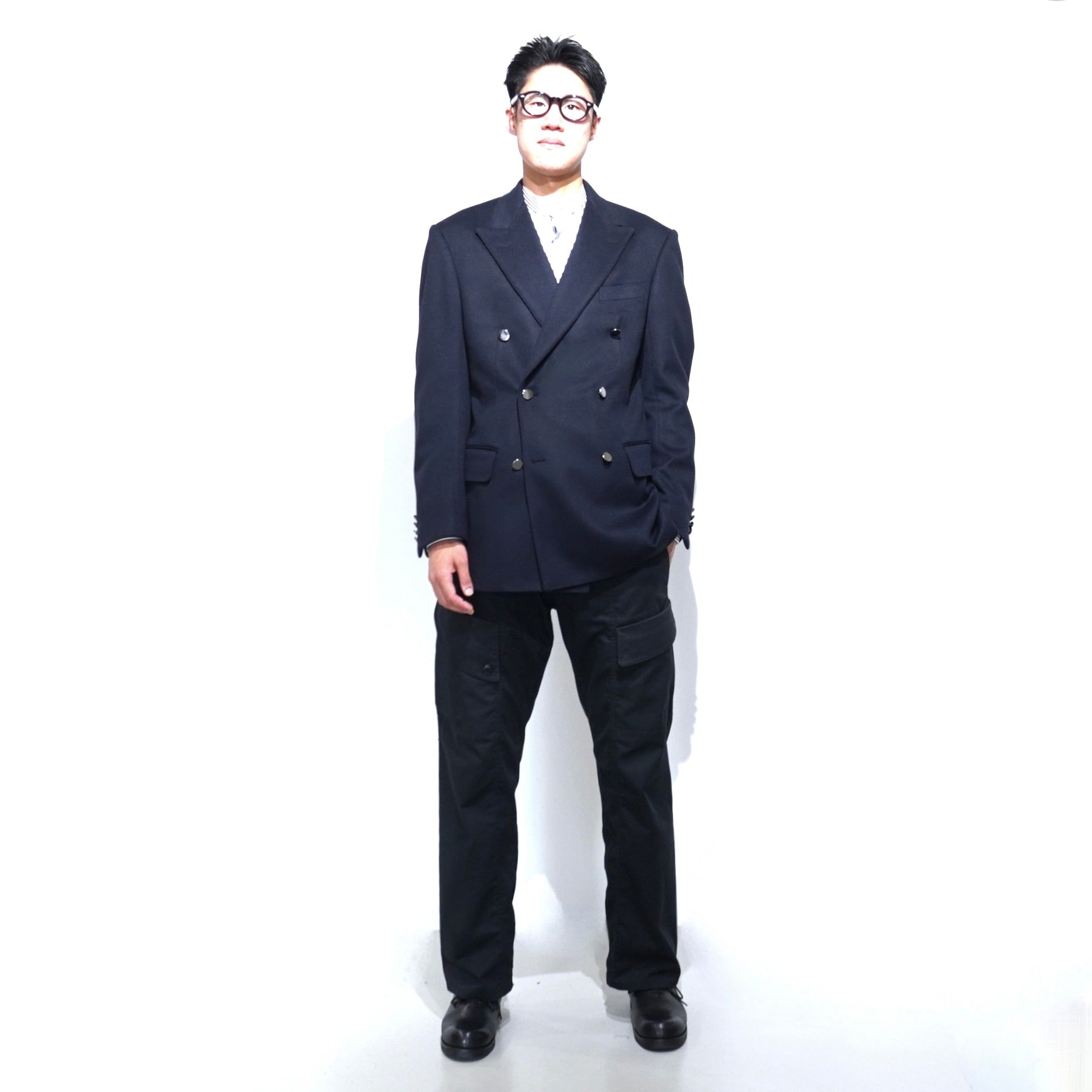 [SCYE BASICS] Loden Cloth Double - Breasted Blazer サイベーシックス ローデンクロス　ダブルブレステッド　ブレザー - apartir Online Store アパルティール セレクトショップ