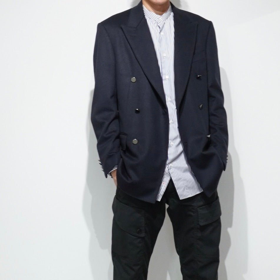 [SCYE BASICS] Loden Cloth Double - Breasted Blazer サイベーシックス ローデンクロス　ダブルブレステッド　ブレザー - apartir Online Store アパルティール セレクトショップ