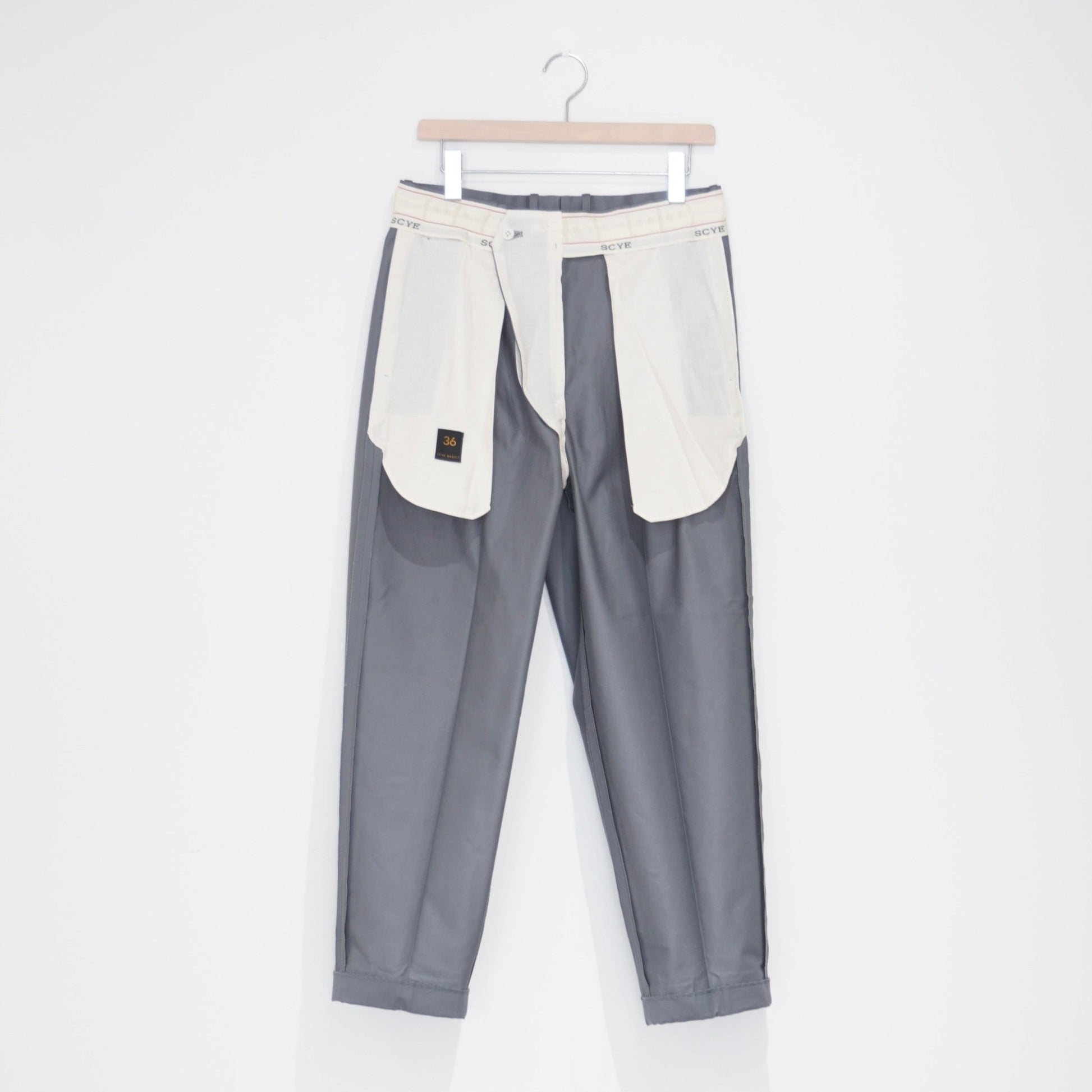 [SCYE BASICS] San Joaquin Cotton Chino Pleated Trousers パンツ - #shop_name #アパルティール# #名古屋# #セレクトショップ#