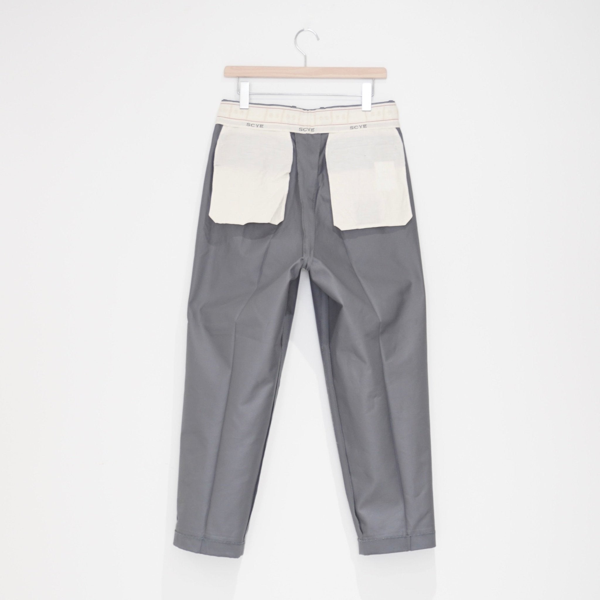 [SCYE BASICS] San Joaquin Cotton Chino Pleated Trousers