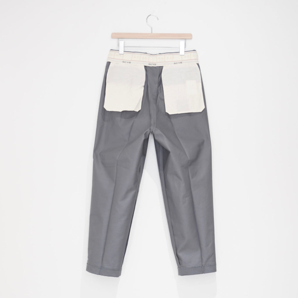 [SCYE BASICS] San Joaquin Cotton Chino Pleated Trousers - apartir Online Store アパルティール セレクトショップ