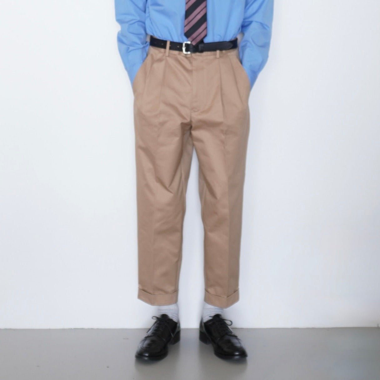 [SCYE BASICS] San Joaquin Cotton Chino Pleated Trousers パンツ - #shop_name #アパルティール# #名古屋# #セレクトショップ#