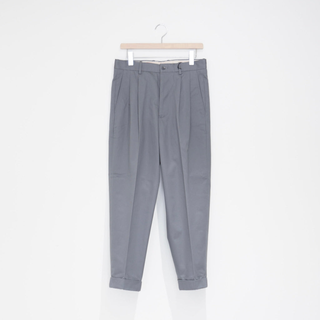 [SCYE BASICS] San Joaquin Cotton Chino Pleated Trousers - apartir Online Store アパルティール セレクトショップ