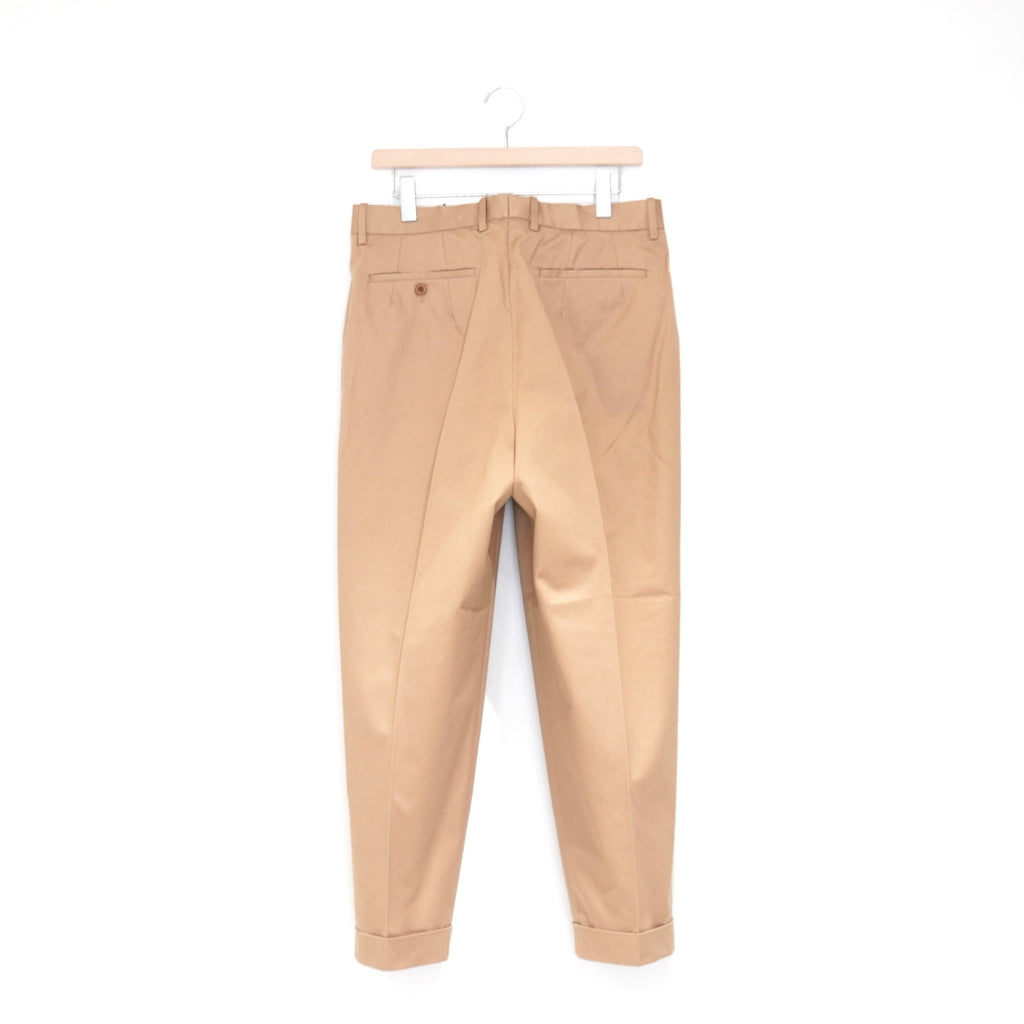 [SCYE BASICS] San Joaquin Cotton Chino Pleated Trousers サイベーシックス サンホアキン コットン チノ トラウザーズ - apartir Online Store アパルティール セレクトショップ