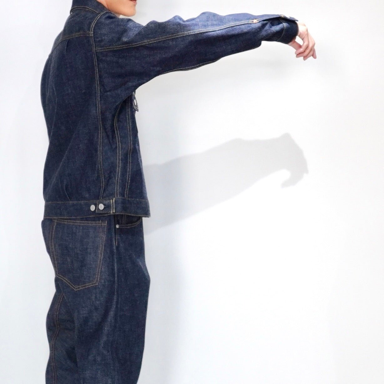 SCYE BASICS] Selvedge Denim Trucker Jacket サイベーシックス