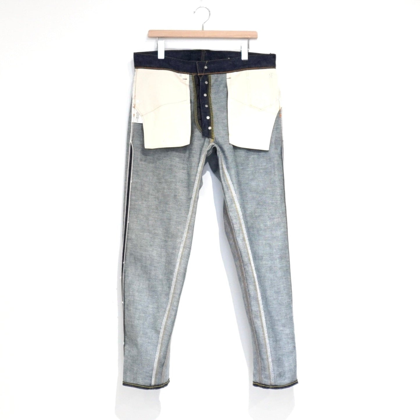 [SCYE BASICS] Selvedge Dniem Peg Top Jeans デニムパンツ - #shop_name #アパルティール# #名古屋# #セレクトショップ#