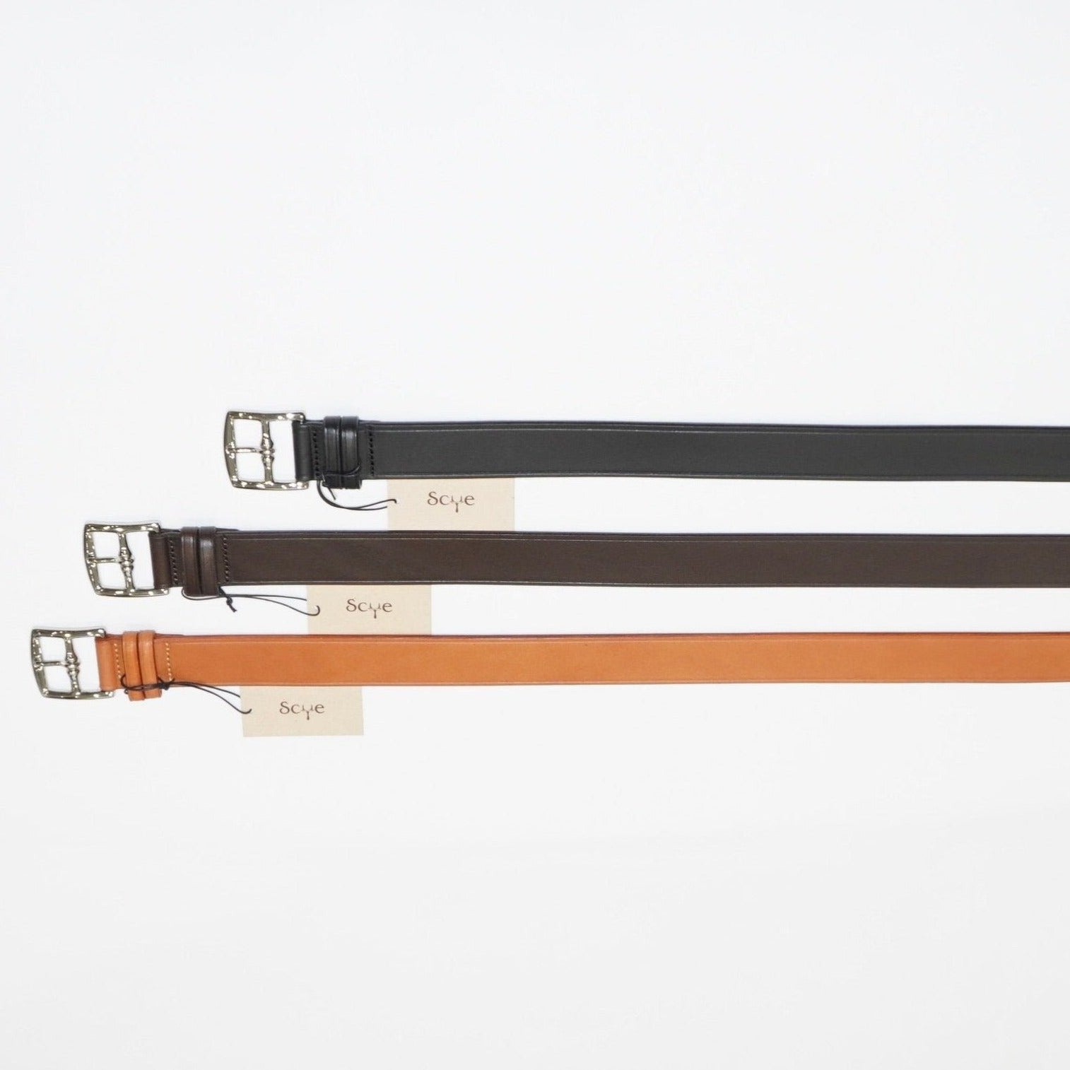 [Scye] Leather New Basic Belt サイ レザー ニュー ベーシック ベルト - apartir Online Store アパルティール セレクトショップ