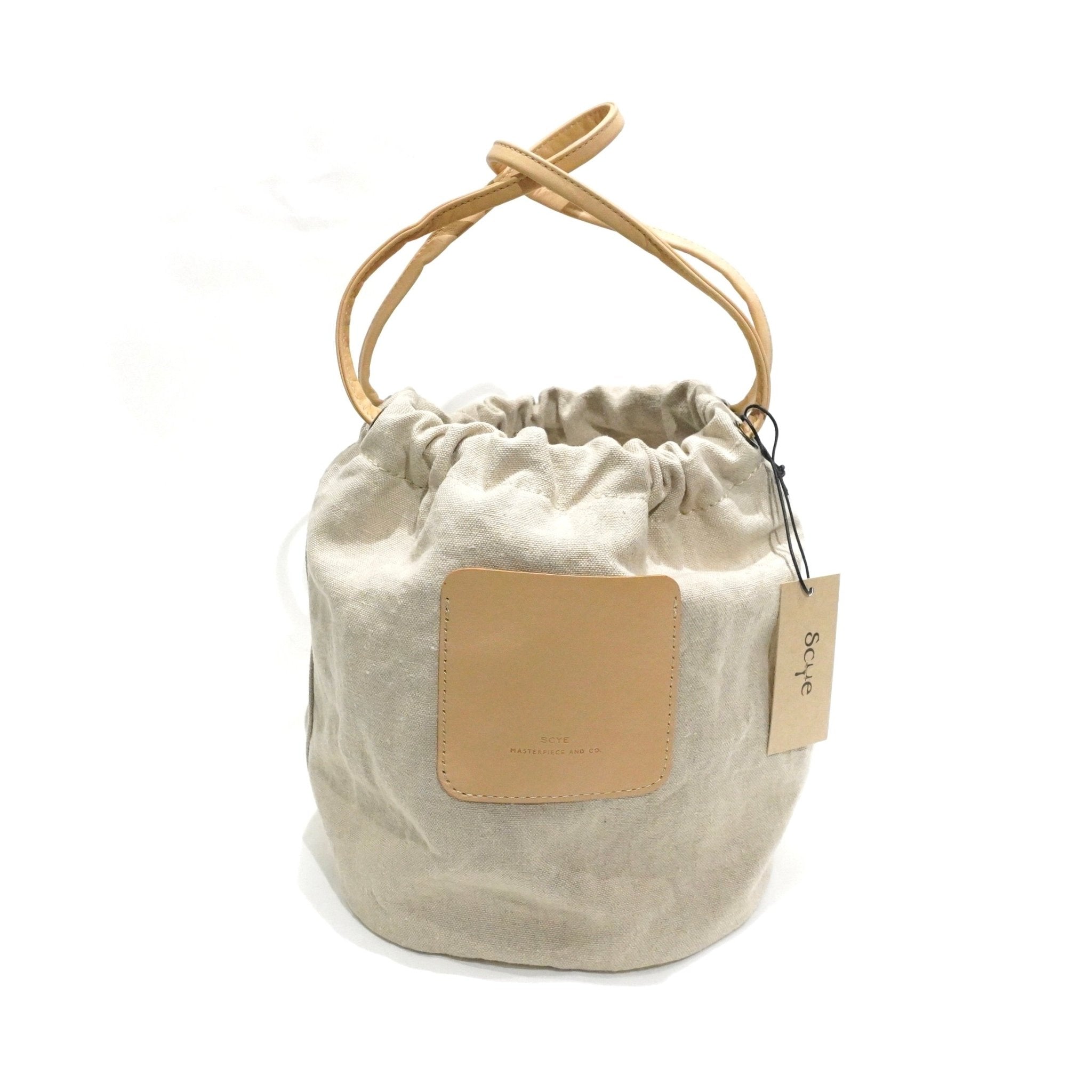 [Scye] Linen Drawstring Bag サイ リネン 巾着バッグ - apartir Online Store アパルティール セレクトショップ