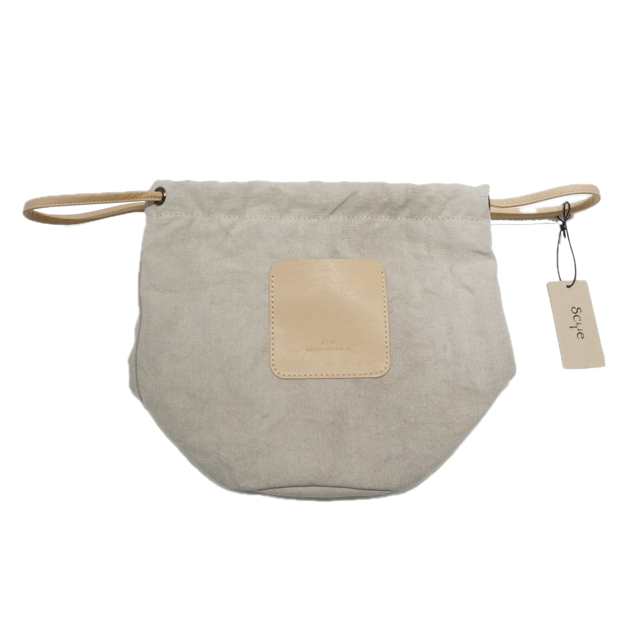[Scye] Linen Drawstring Bag サイ リネン 巾着バッグ - apartir Online Store アパルティール セレクトショップ